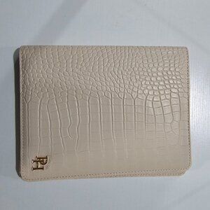 POI and Hun A5 Cover oatmeal beige croc